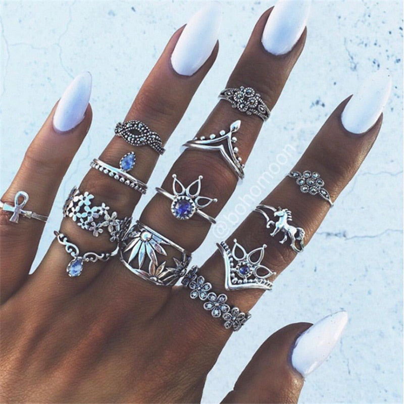 7 Style Vintage Knuckle Rings
