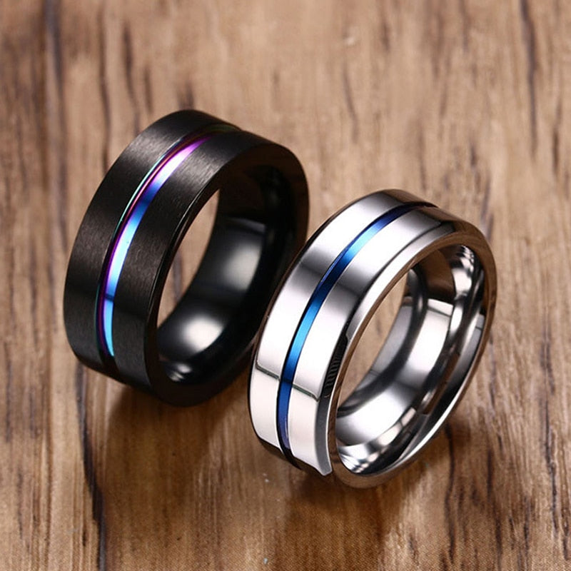 Titanium Ring For Men Women Wedding Rings