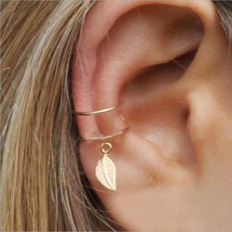 ear cuff pendientes de clip women earrings