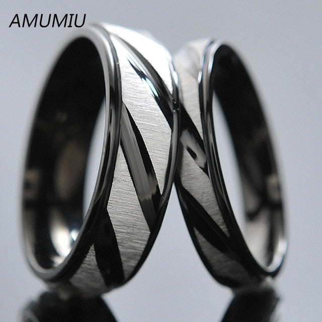 Stainless Steel Couples Rings