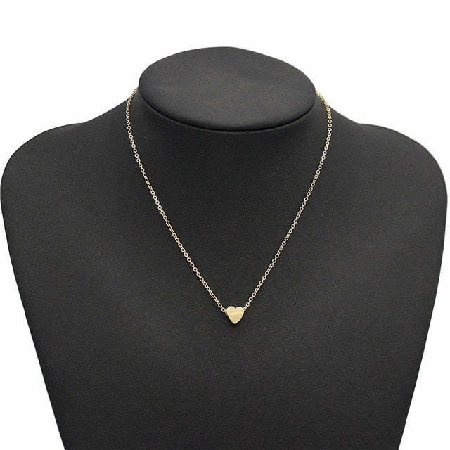 Jewelry Cute Heart Love Simple Choker Necklace