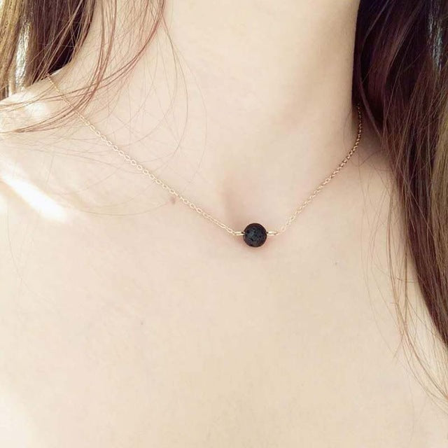 copper choker multi layer necklace