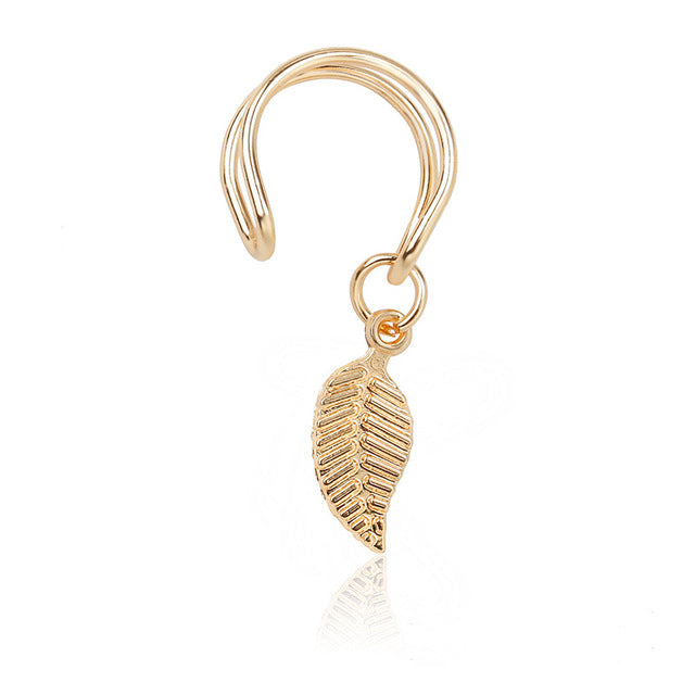 ear cuff pendientes de clip women earrings