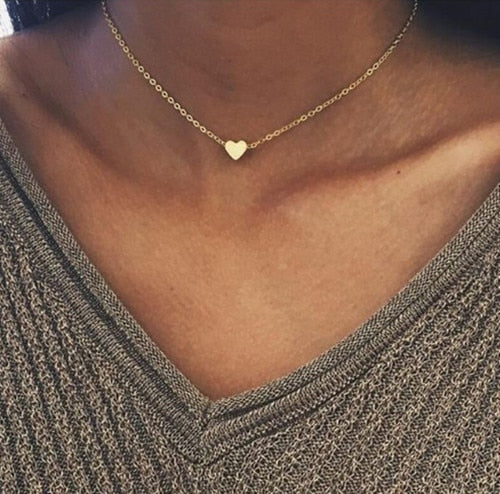 Tiny Heart Necklace for Women