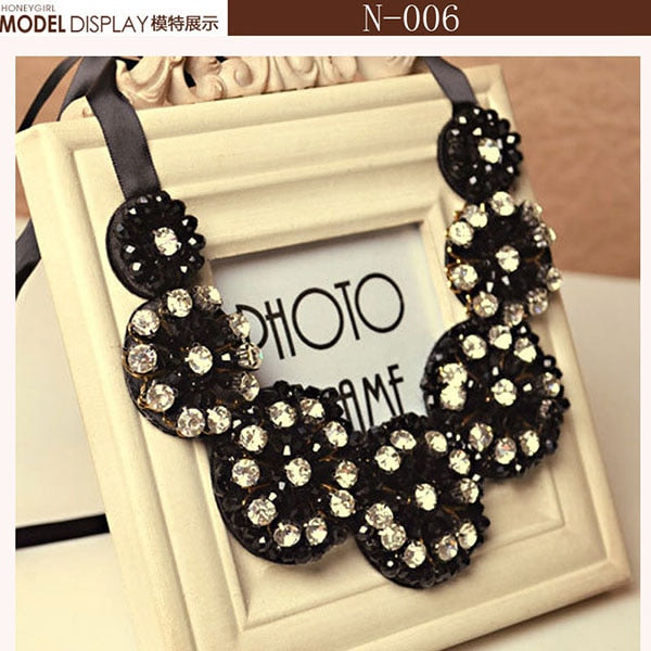 Retro fake collar shirt short necklace