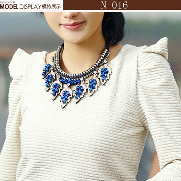 Retro fake collar shirt short necklace