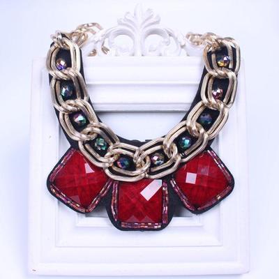 Retro fake collar shirt short necklace