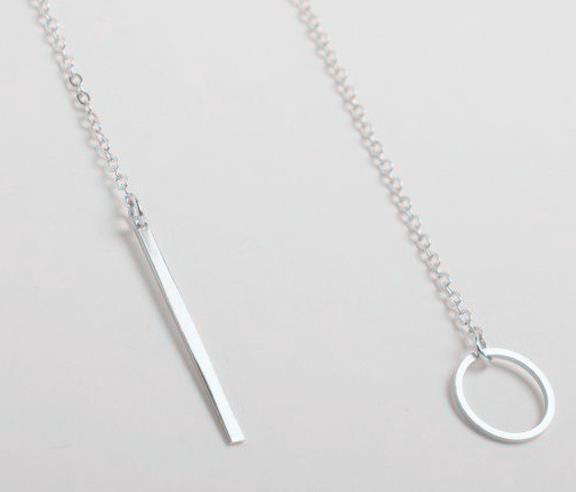 Simple Temperament Metal Short Necklace