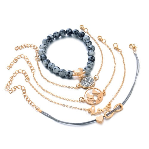Bohemian  Turtle Charm Bracelets