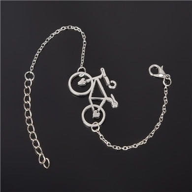 Simple Style Silver Plated Charm Bracelet