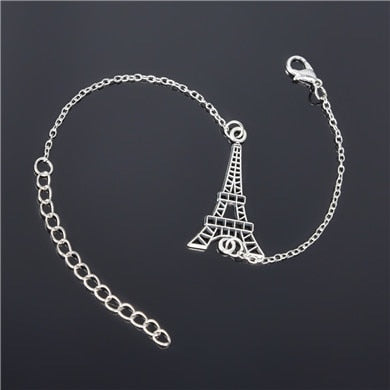 Simple Style Silver Plated Charm Bracelet