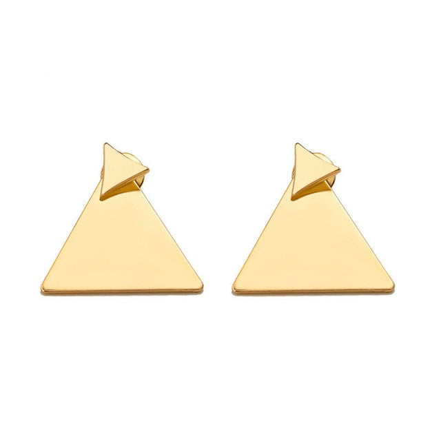 Geometric Round Circle Stud Earrings