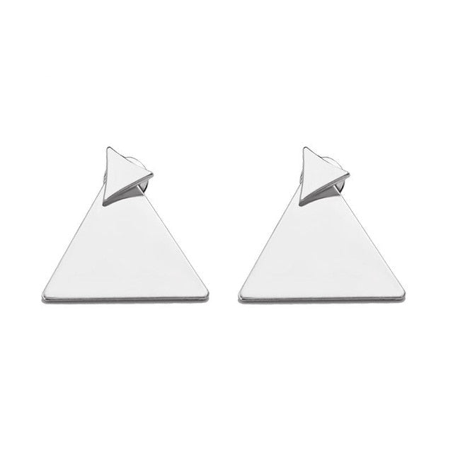 Geometric Round Circle Stud Earrings