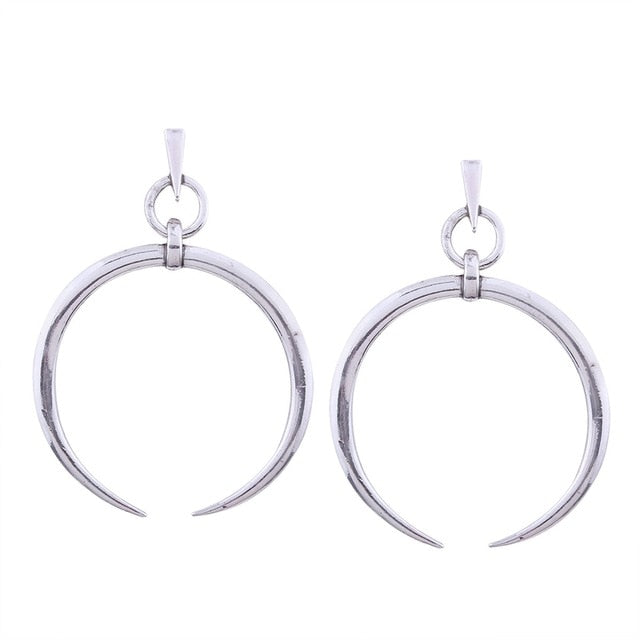 Geometric Round Circle Stud Earrings