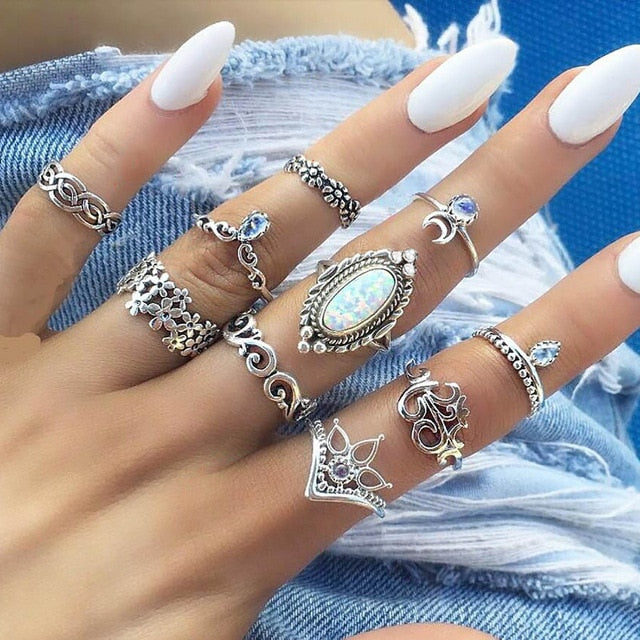 7 Style Vintage Knuckle Rings