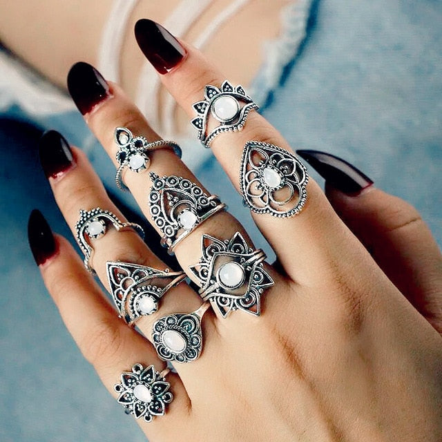 7 Style Vintage Knuckle Rings