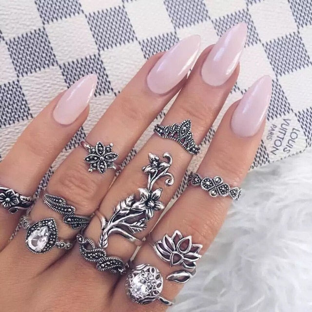 7 Style Vintage Knuckle Rings