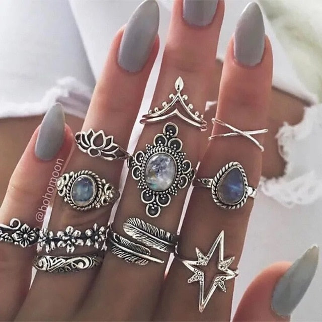 7 Style Vintage Knuckle Rings