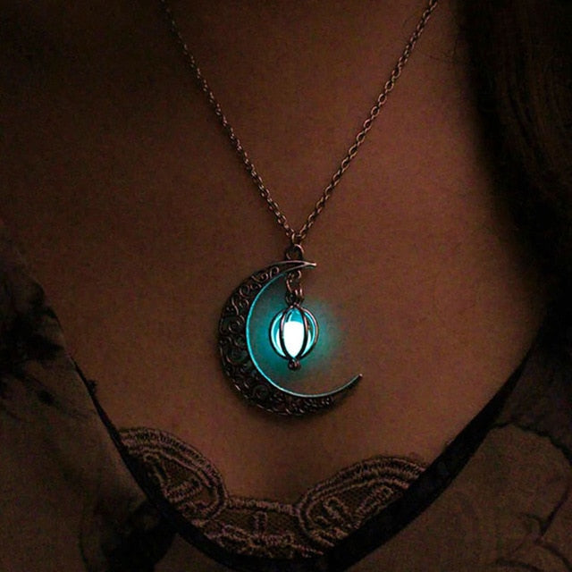 New Hot Moon Glowing Necklace